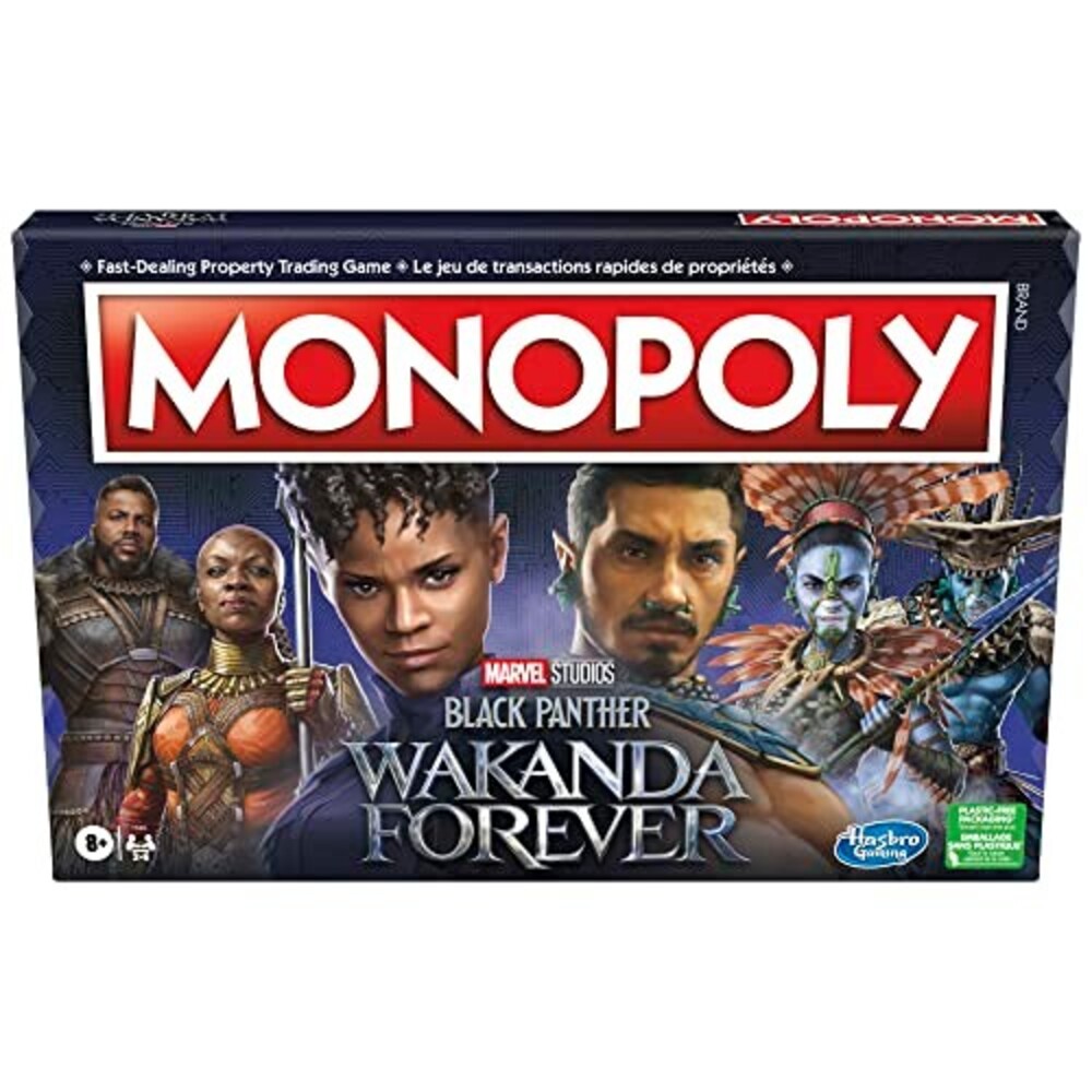 Monopoly Marvel Black Panther Wakanda Forever Game